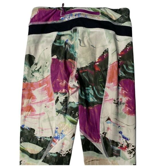 Lululemon Run Inspire Crop Pigment Wave Multi Luxtreme Size 2 21" Inseam - Picture 4 of 9